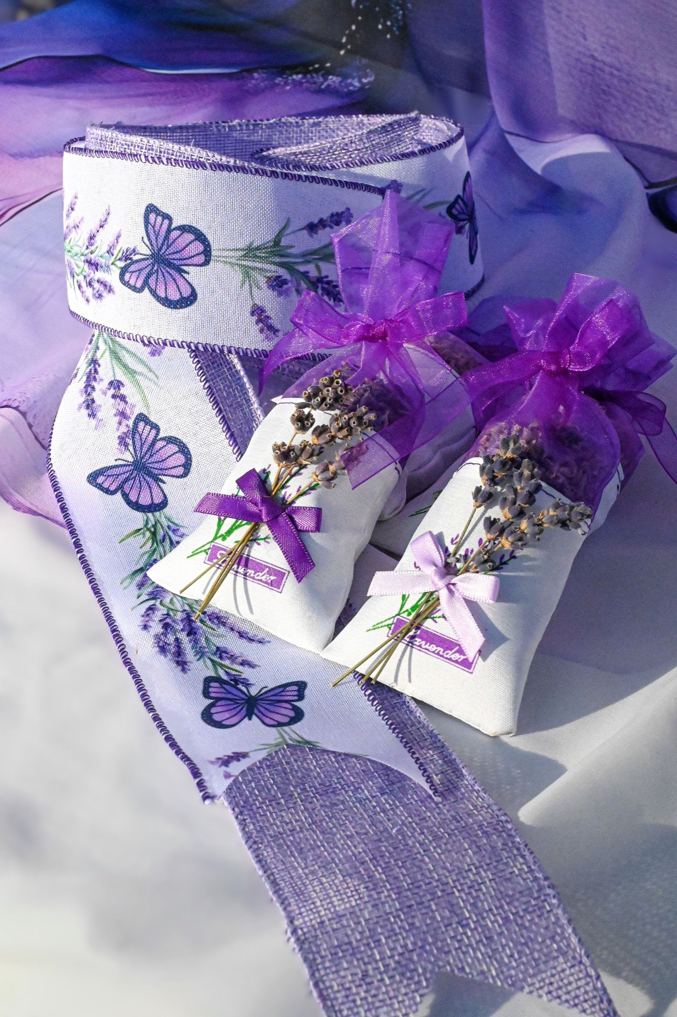Sachets de lavande artisanaux, finition soignée prête à offrir